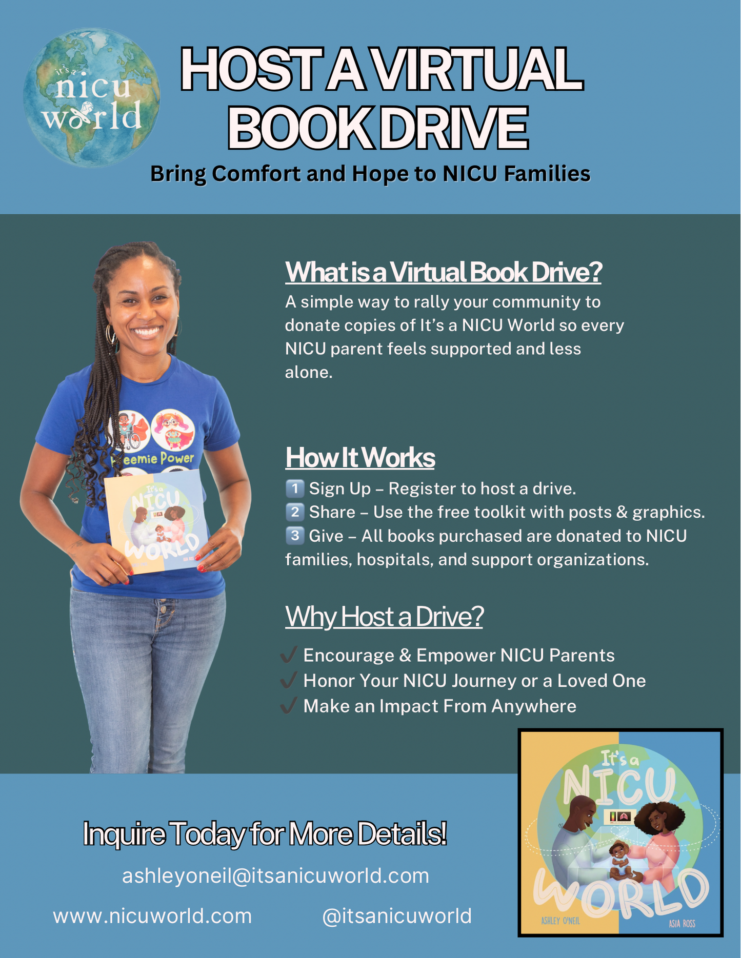 It’s a NICU World – Virtual Book Drive Edition