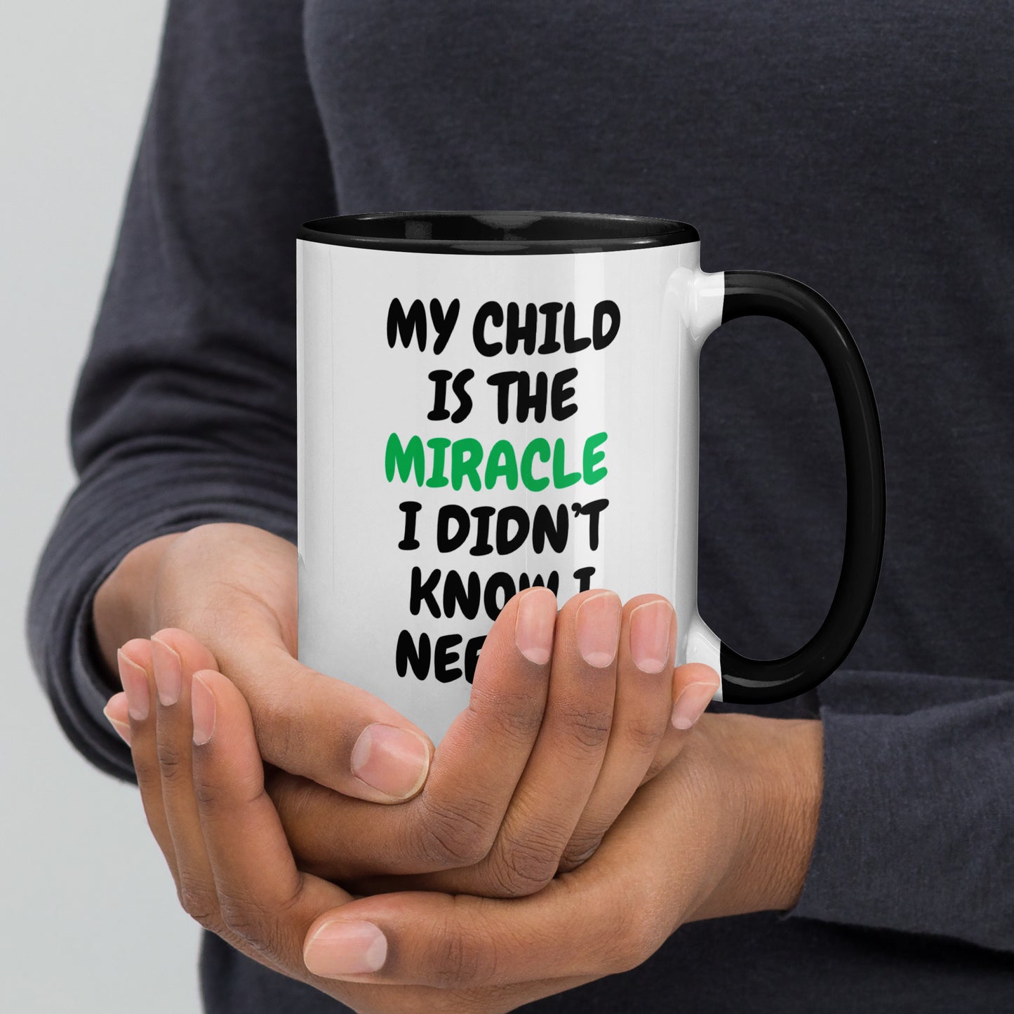 Miracle Child - Mug with Color Inside