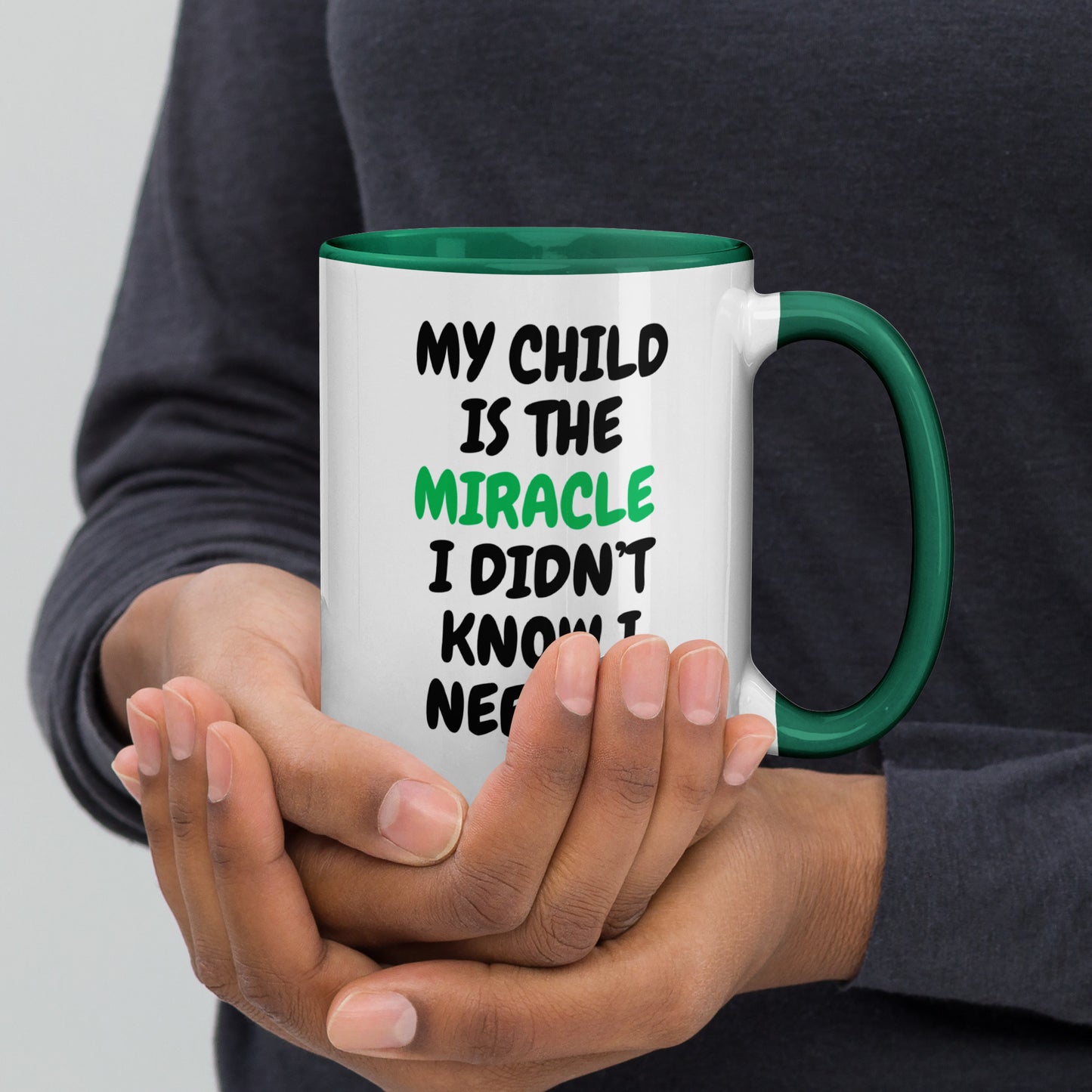 Miracle Child - Mug with Color Inside