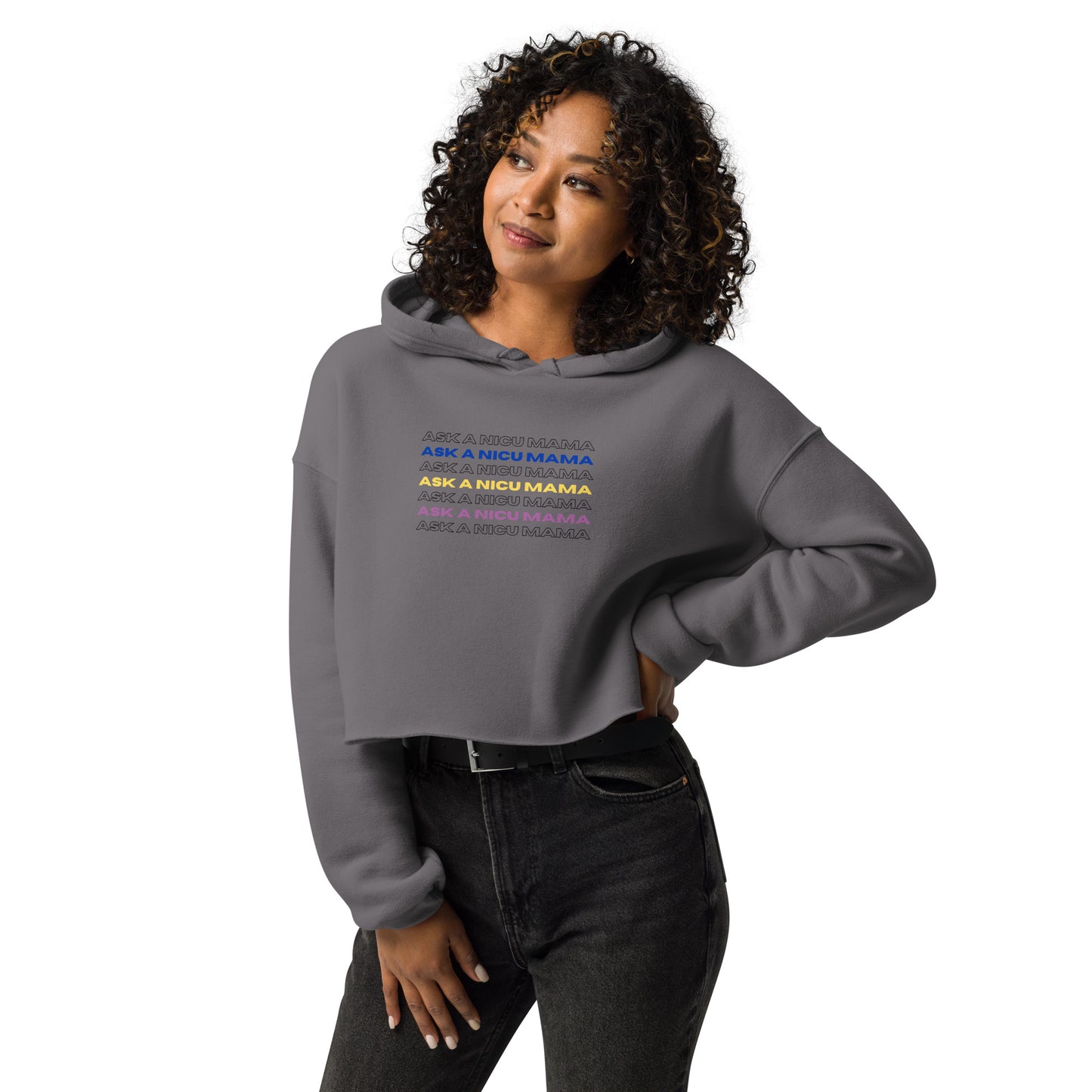 Ask a NICU Mama - Crop Hoodie